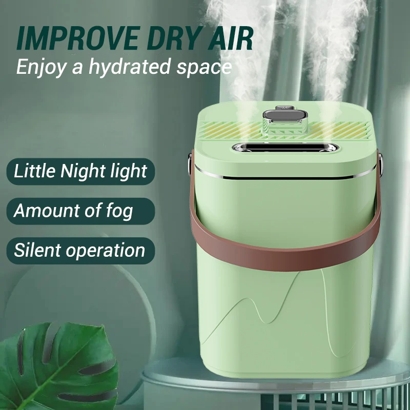 Ultrasonic Humidifier Portable Aroma Essential Oil Diffuser Fogger Mist Maker Bedroom Office Home Sprayer with Night Light