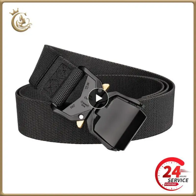 

1~10PCS No Deformation Belt Mens Belt Minimalist Style Adjustable Belt Length Leisure And Fashionable Military Style