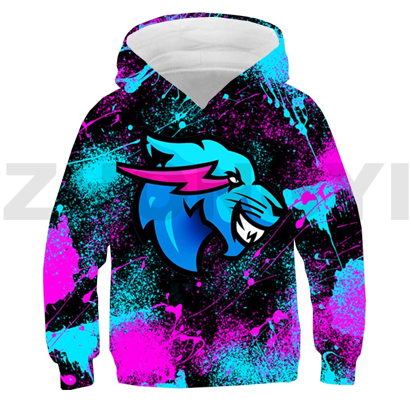 

Hot Sale Mr Beast Lightning Cat 3D Hoodie for Teens Funny Game Harajuku Sweatshirt Boys Japanese Streetwear Girls Lounge Wear