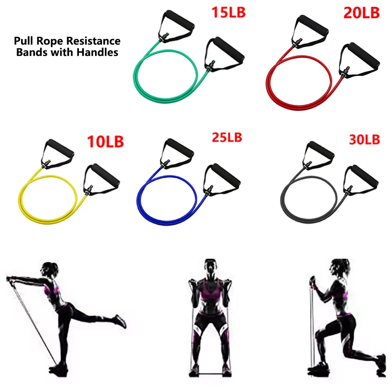 Эспандеры с ручками для упражнений фотоэспандеры мужчин и женщин домашнее