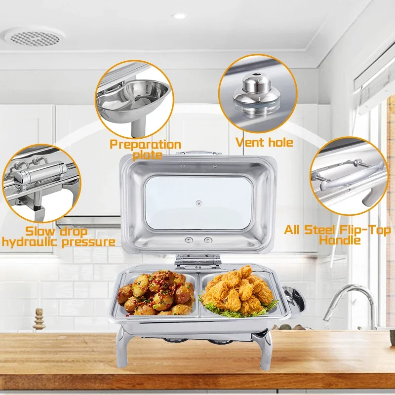 DaoSheng оптовая продажа 9л прямоугольная жаровня шведская плита гидравлическая