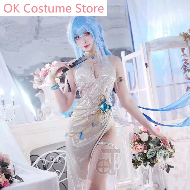 OK-костюм аниме NIKKE The Goddess Of Victory Helen Crystal косплей костюм сексуальное платье игровой