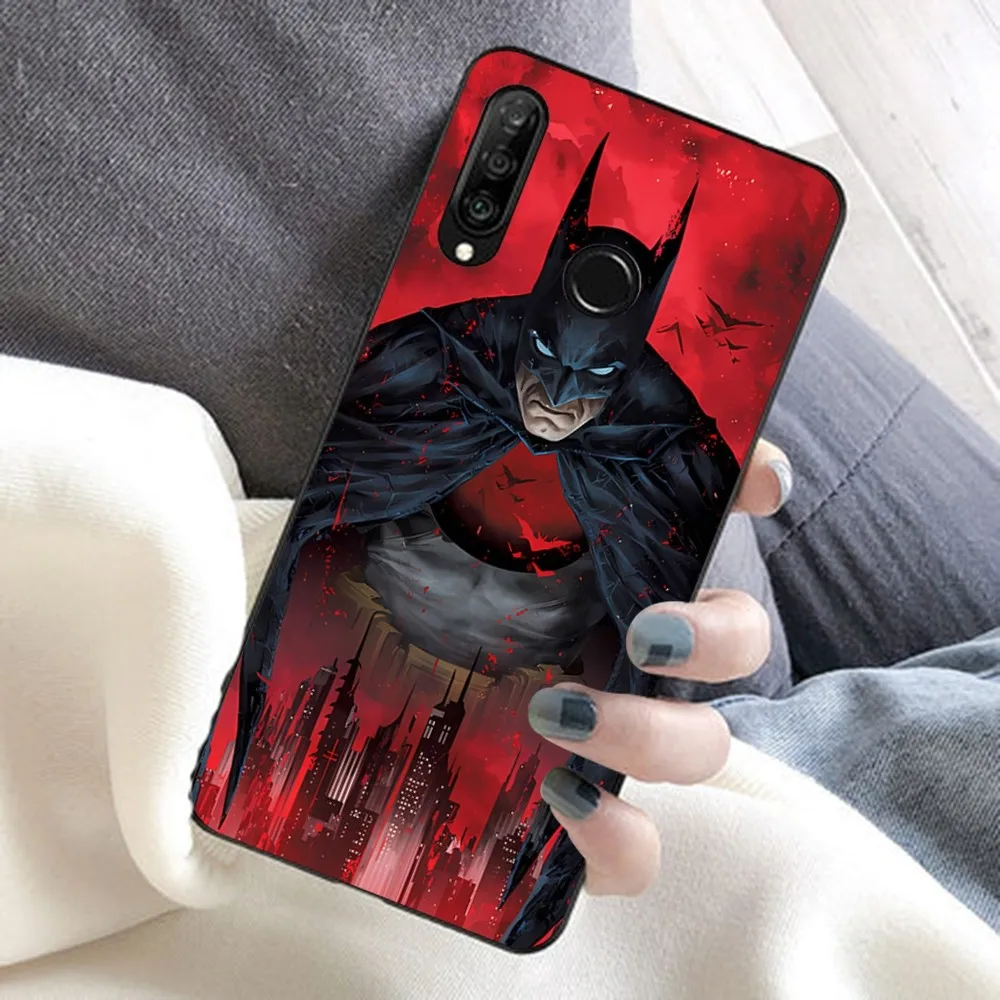 Крутой чехол для телефона B-Batman Huawei Honor 10 Lite 9 20 7A 9X 30 50 60 70 Pro Plus мягкий силиконовый