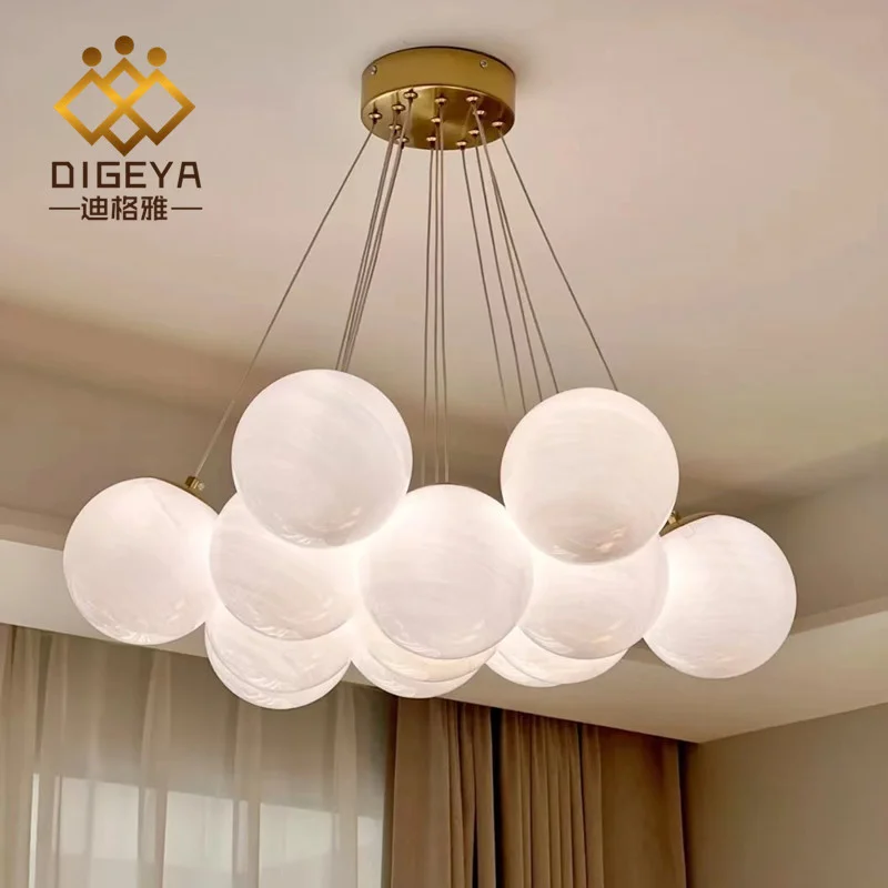 

Европейские светодиодные осветительные приборы для жилых помещений, промышленная стеклянная деревянная лампа, подвесной светильник s, вин...