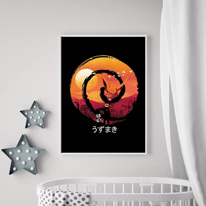 Фото Постер с изображением аниме-персонажей Dragon Ball, Guko, Demon Slayer, Naruto, классические японские картины на холсте, настенный декор, украшение для детской комнаты, подарок на Рождество №4