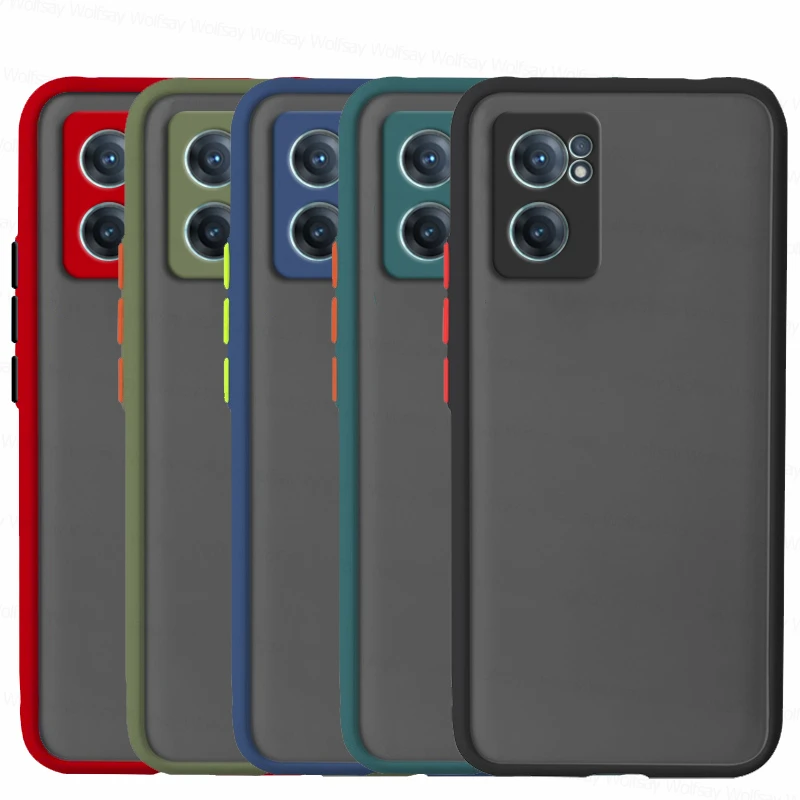 Matte PC Cover For OnePlus Nord CE 2 5G Case OnePlus Nord CE 2 5G Cover Shockproof TPU Hard Back Phone Cover OnePlus Nord CE 2