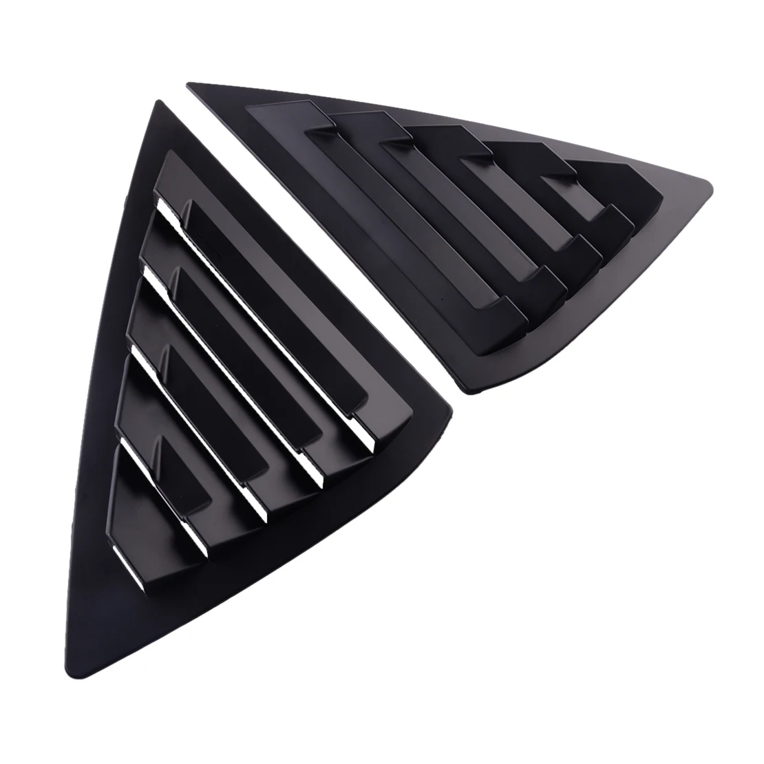 

1 Pair Car Rear Window Louver Vent Cover Trim Scoop Shutter Vent Decor Matte Black fit for Nissan Sentra Sedan 2019-2014 2013