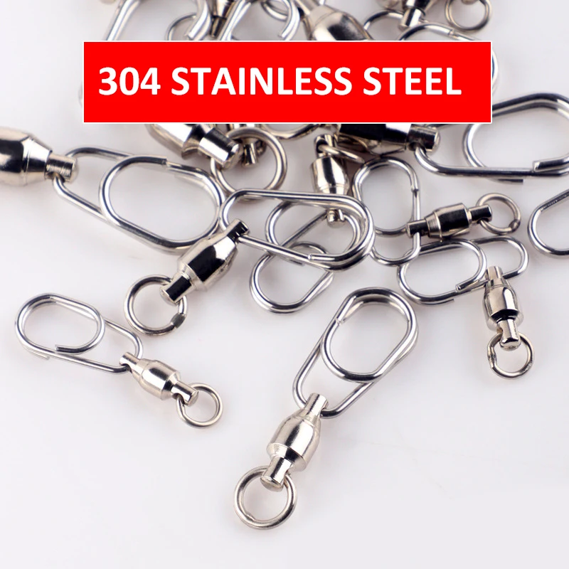

Fishing Snap Fishing Tackle Fishing Connector Fishhook Snap Stainless Steel Fishing Swivels Snap