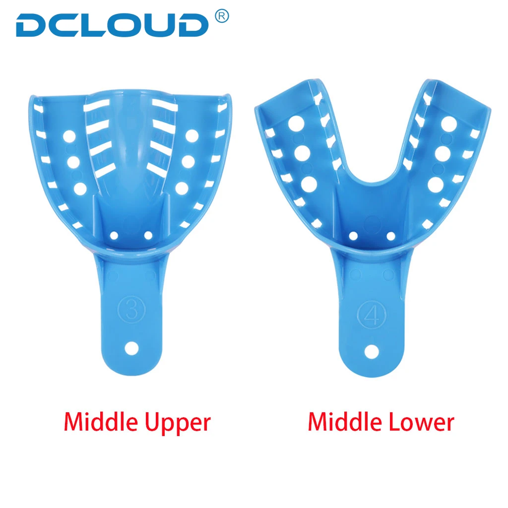 10 шт./компл. лотки для оттисков зубов отбеливание автоклейка перфорированный