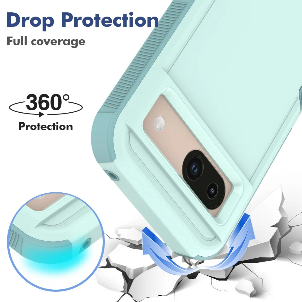 Чехол для Google Pixel 8a 7a 6a 8 7 Pro роскошный бронированный противоударный жесткий