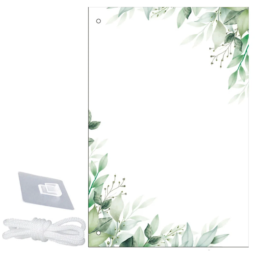 

Refrigerator Clear Dry Erase Board Hanging Write Blank Erasable Message Whiteboard Writing Acrylic Schedule Office