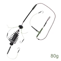 fishing hook fishing group bait cage high carbon steel metal feeder fish hook sinking artificial bait accessories