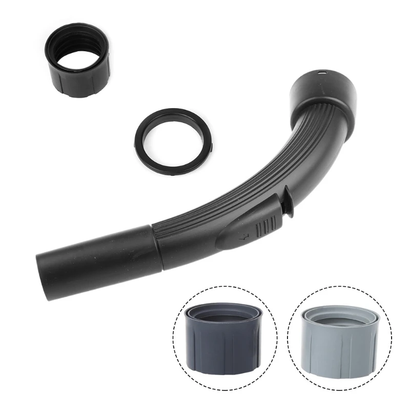 

R9UD 32mm Vacuum Cleaner Hose Handle Plastic Bent End Curved Filter Nozzle Spare Part