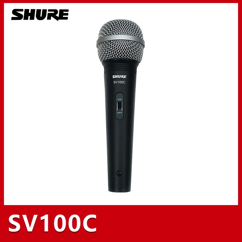 Оригинальный проводной микрофон Shure SV100 SV200 для домашнего пения караоке