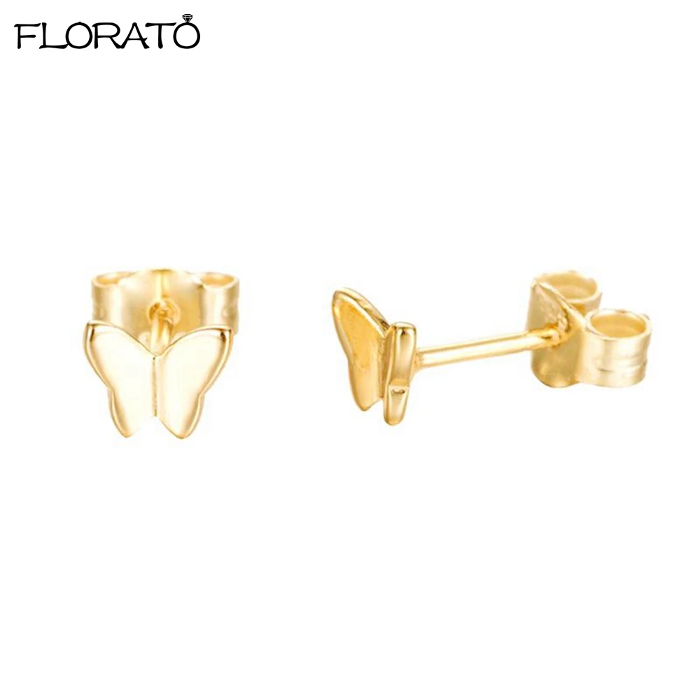 Минималистичные серьги в виде змеи/бабочки из стерлингового серебра 925 пробы