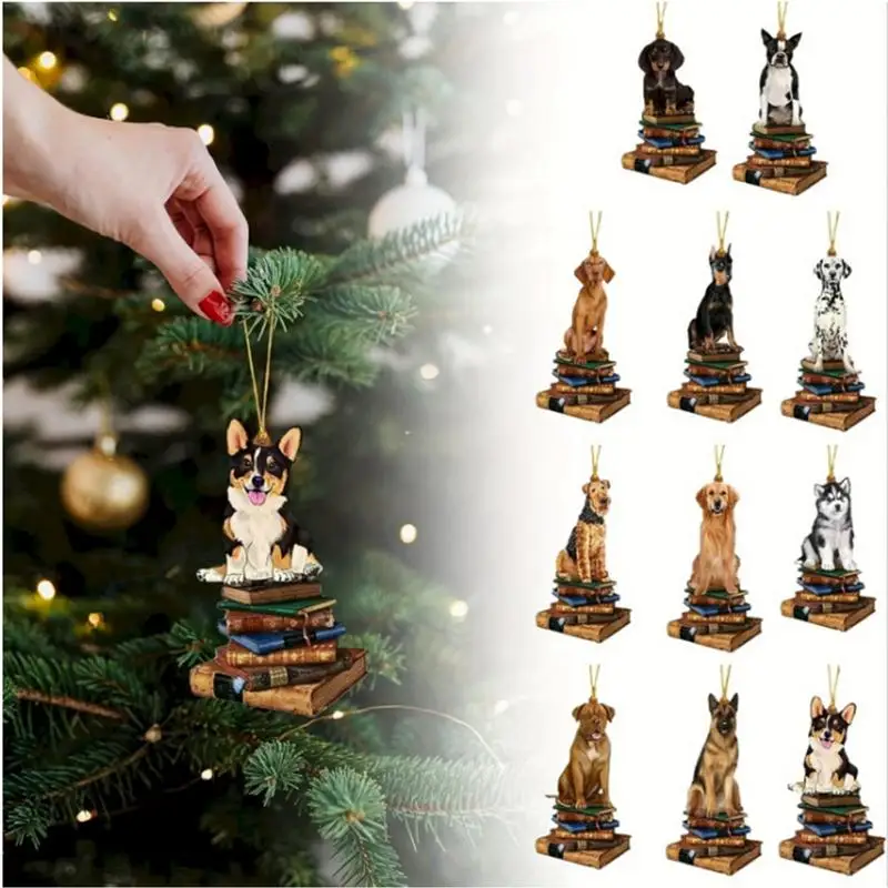 Рождественская елка в форме книжной полки кулон 11X рождественское декоративное