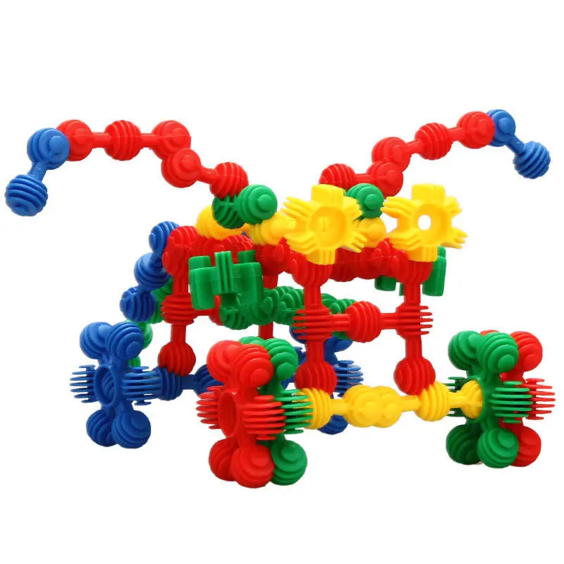 

140PCS/LOT Plum Blossom Building Blocks Toys Shape Interlocking Popular Creative Baby Kids Educational Gift DIY Toys