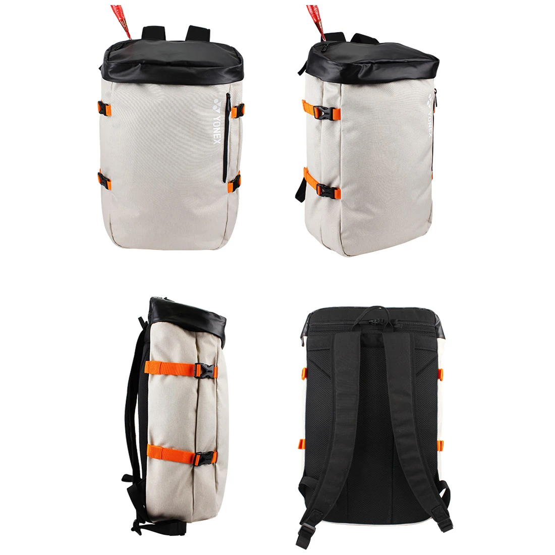 Original YONEX Badminton Bag Tennis Racquet Backpack for 3 Rackets with Compartment Sports YY Badminton Racket Backpack BA224CR