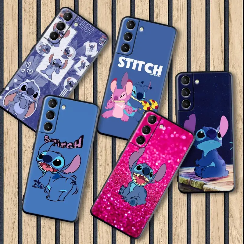 

Cartoon Lilo-Stitch Cases For Samsung Galaxy S22Ultra Funda Samsung S21 FE S20 S22 Ultra S10 Plus S9 Case Covers Cute Blue Koala