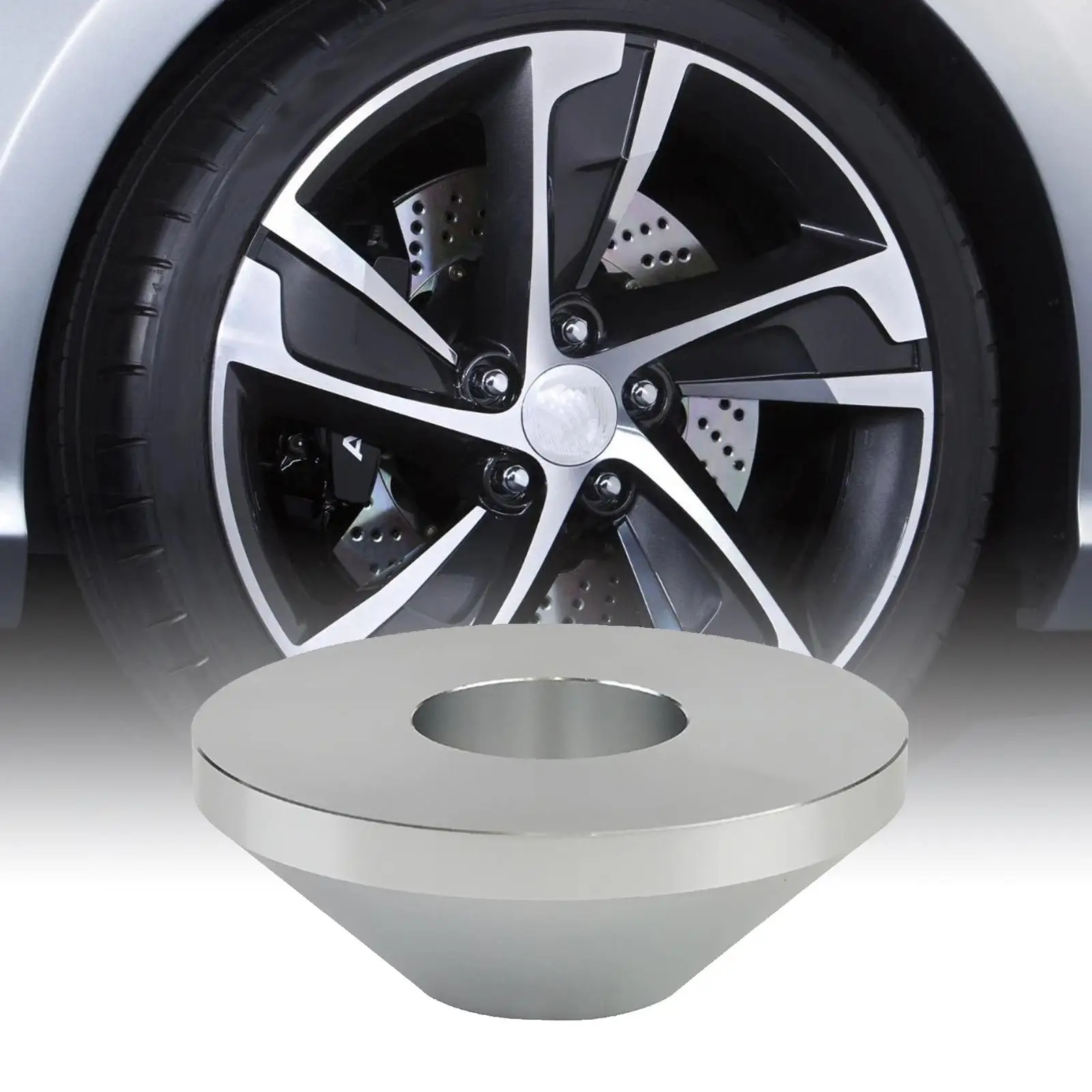 Универсальное устройство для замены колес центрирующий металлический конус