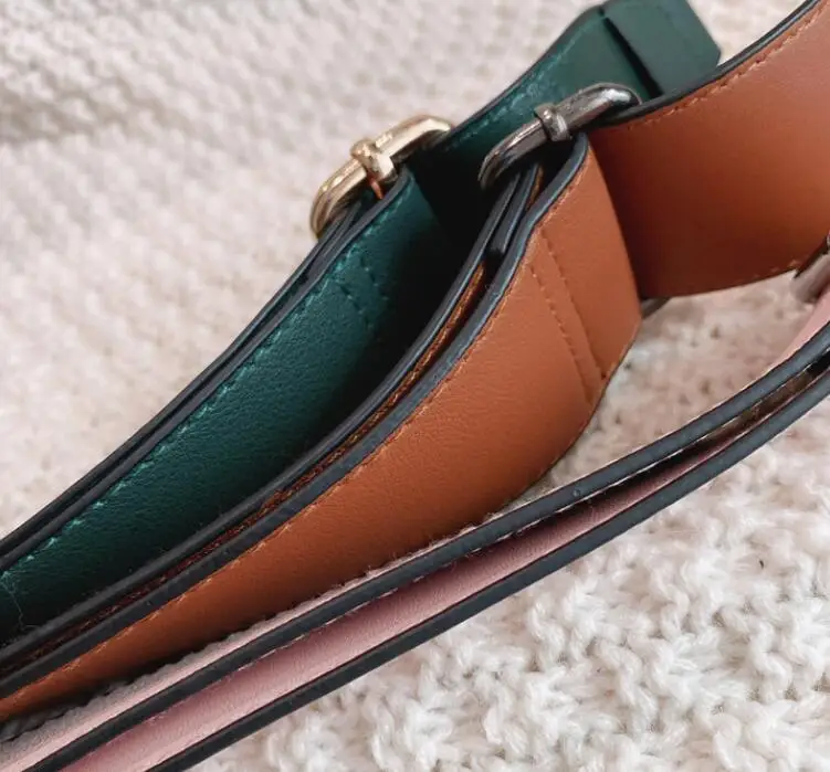 Leather Bag Strap Women Shoulder Crossbody Bag Belt Adjustable Wide Strap Bag Part Accessories Female Messenger Bag Strap