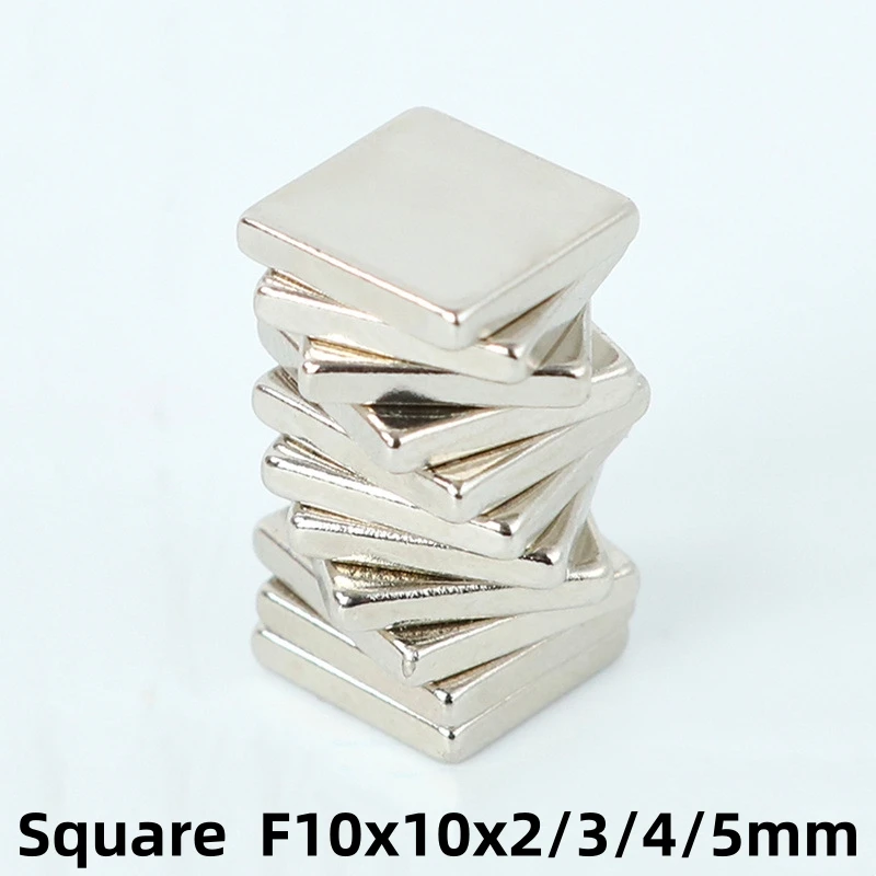 

200 шт., неодимовые магниты F10x10x2/3/4/5 мм