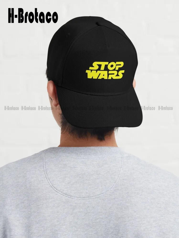 

Stop Wars Peace War Baseball Cap Party Adjustable Trucker Hats Outdoor Simple Vintag Visor Casual Caps Custom Gift Denim Hats