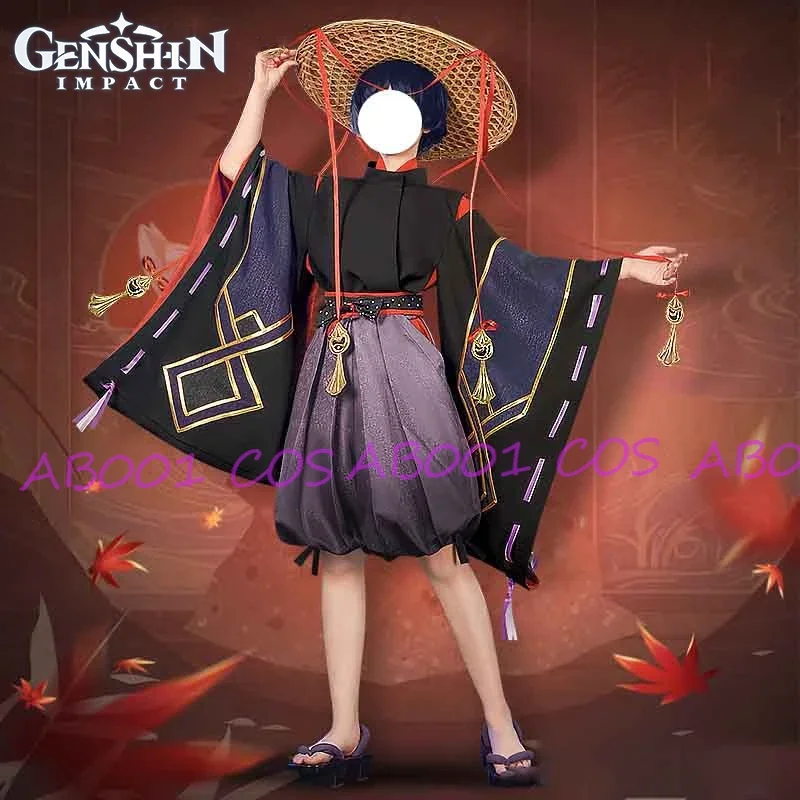 Игра Genshin Impact Five Kasen Косплей Scaramouche Костюм Аниме Одежда Cos Подарки