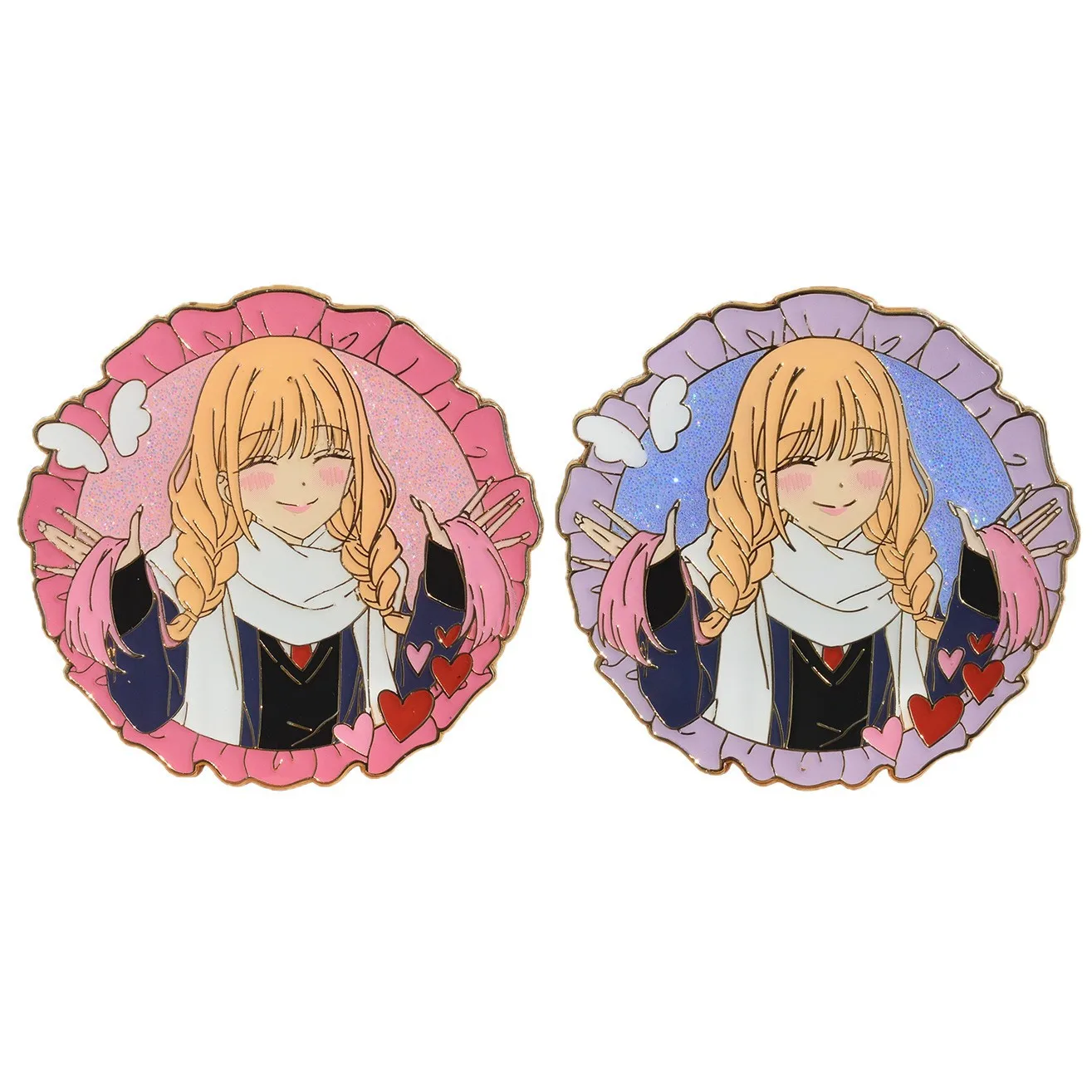 Значки и броши Kitagawa Marin по аниме My Dress-Up Darling: металлические пины, подвески, манга-броши для рюкзаков, одежды, лацканов, косплея, товары ACG (art.: 3920d2b264e12) - 3920d2b264e12