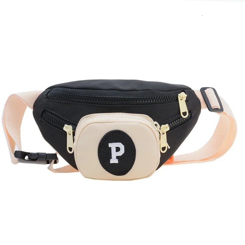 2023 Handsome Boys' Children's Chest Bag Korean Version Crossbody Bag Casual Accessories Bag Baby Outgoing Change Waist Bag