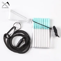 evil smoking new multifunctional waterproof cigarette case tobacco lipstick lighter card storage box stand with lanyard chainn