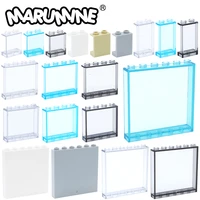 marumine moc build block part window glass house transparent wall panel 87552 87544 60581 87543 59349 creative brick accessories