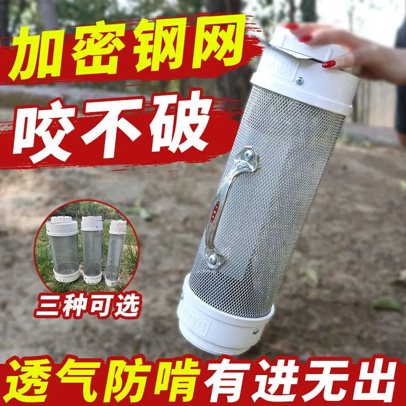 Фото Клетка-ловушка для ос и шершней Only in No Out Ground Wasp Trap Cage: устойчивая к укусам, из утолщенной стальной сетки, защита от ужиломканистых шершней и ос, полный комплект №2