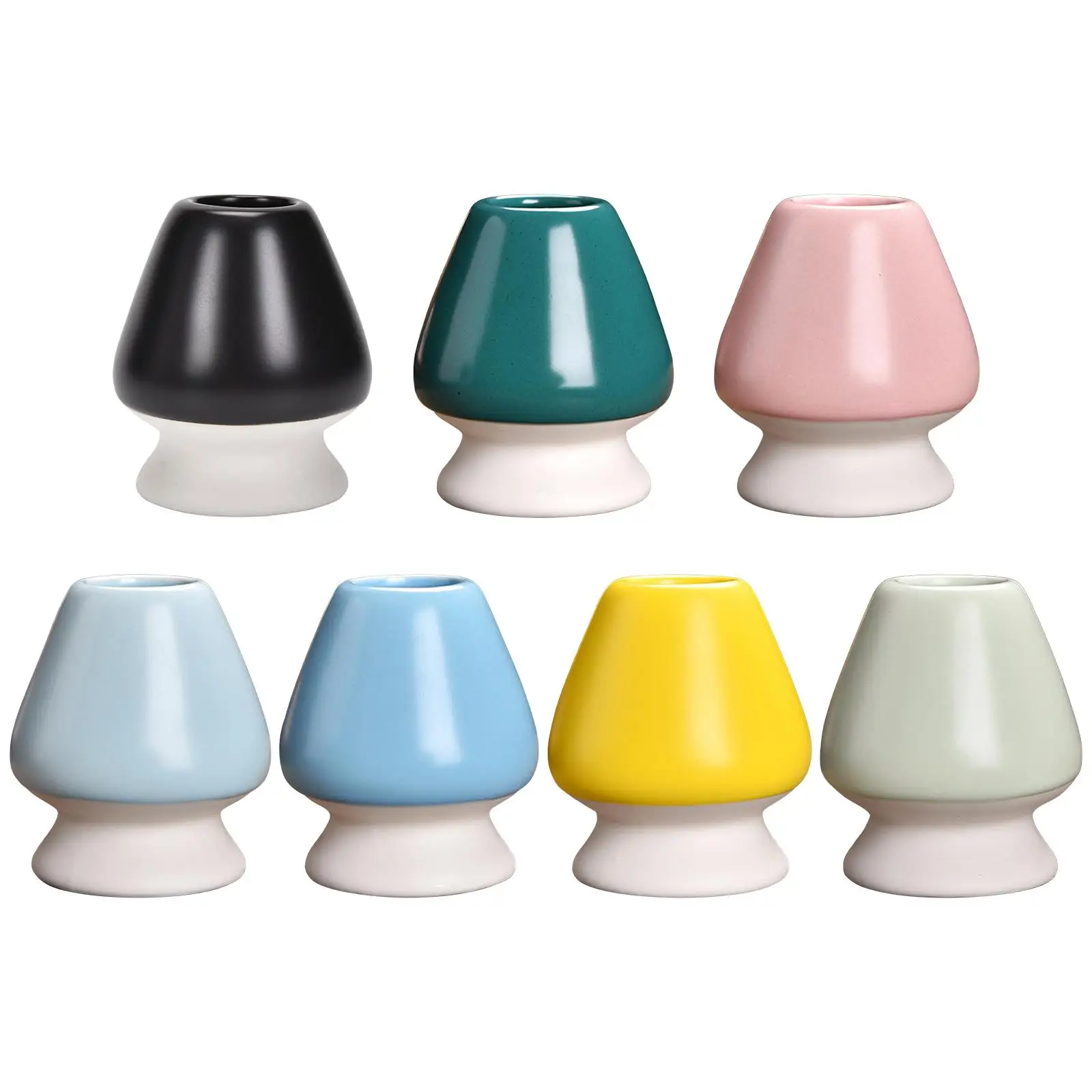 

Porcelain Matcha Whisk Holder Japanese Teaware Tea Tool Tea Container Holder Chasen Stand for Tea Ceremony Beginners