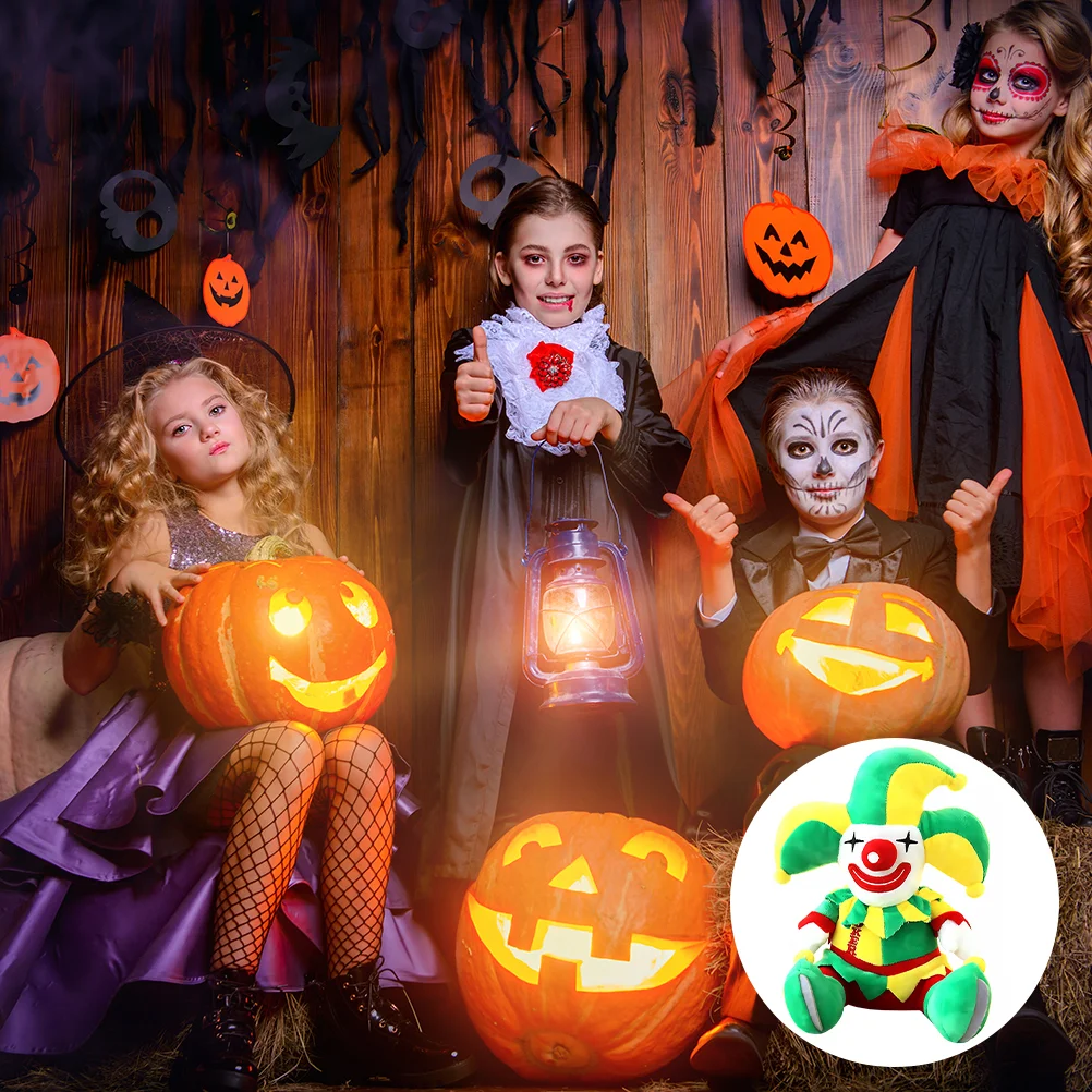 

Клоун плюшевый украшение для Хэллоуина игрушка декоративная мягкая детская подушка карликовые игрушки орнамент