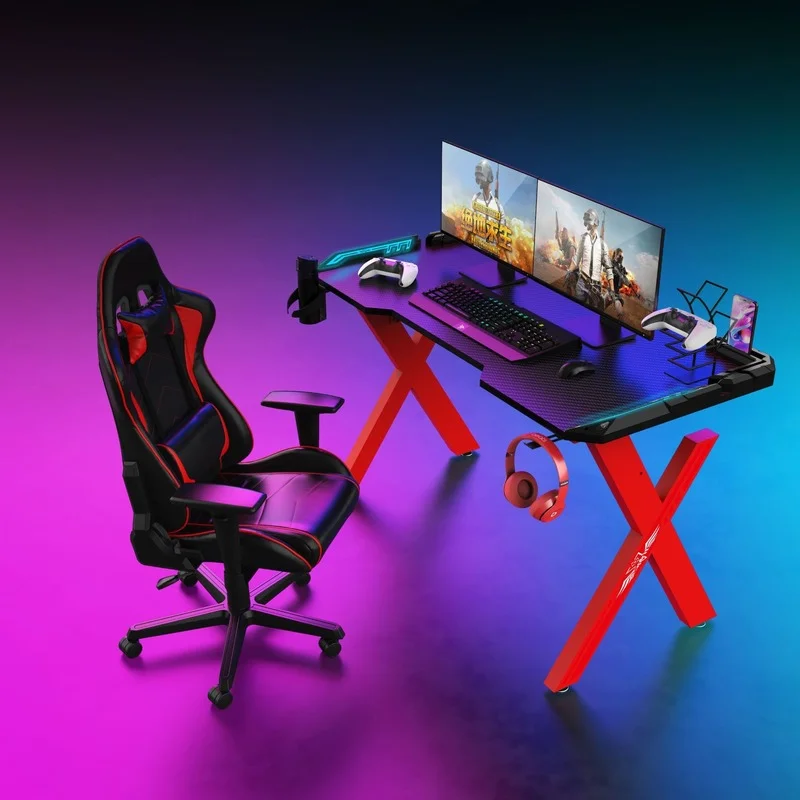 

2022 Gaming Chair Table Desktop Computer Silla Gamer Desk Cross Border Esports Cadeira Gamer Full Competitive Laptop Stand