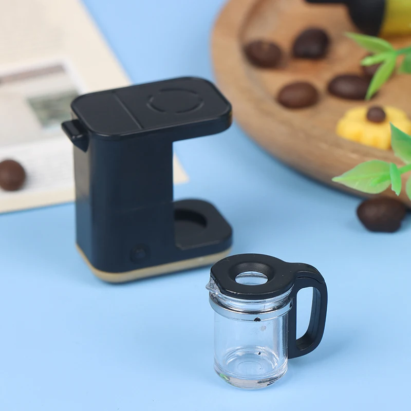 

1:12 Dollhouse Miniature Coffeemaker Kitchen Coffee Machine Coffee Pot Doll Toy