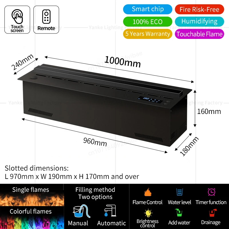

Электрический камин 3D Atomized Fireplace