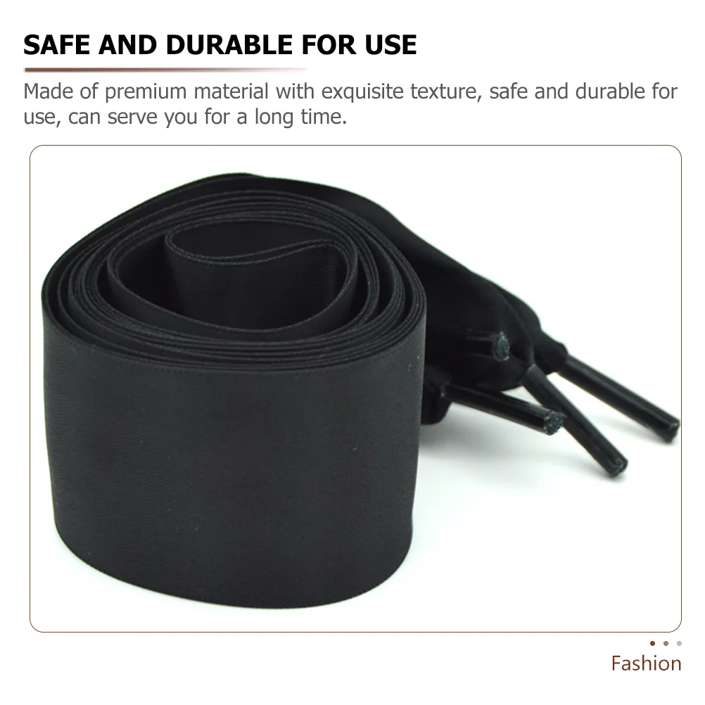 6 Pairs Flat Shoe Laces Sneakers Girls Boots Shoelaces Sneakers Satin Shoelaces White Shoe Laces Satin Shoe Laces Girls Skates