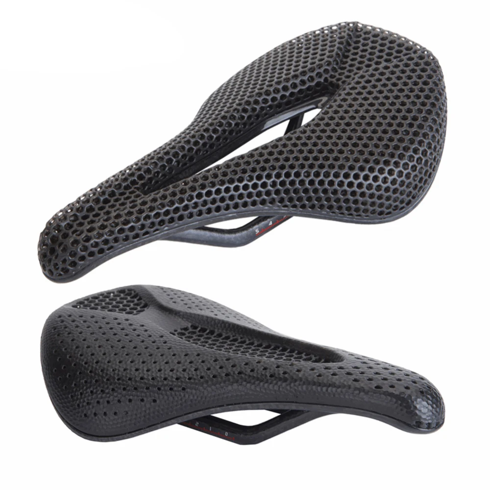 

Carbon Fiber Bicycle Saddle Bicycle 3D Technology Printing Saddle Cushion Carbon Fiber Road Mountain Bike Honeycomb Seat