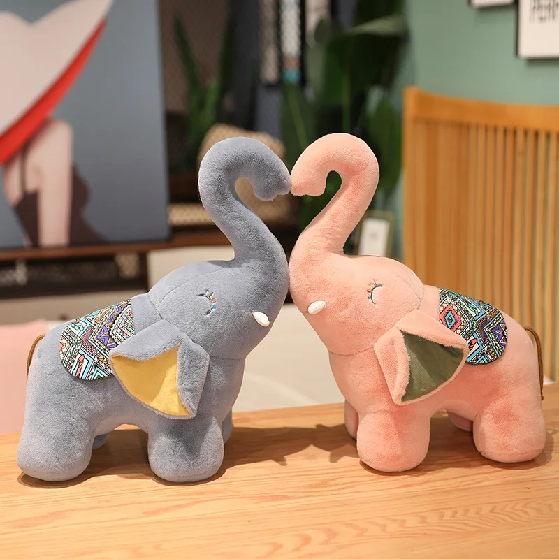 

30-55cm Cute Love Baby Elephant Plush Toys Kawaii Heart Elephants Doll Soft Stuffed Animal Pillow Christmas Gifts for Children