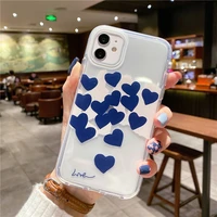 classic grid love heart phone case for iphone 12 11 13 pro max 7 8 plus x xr xs max se shockproof plaid cover for iphone 11 case