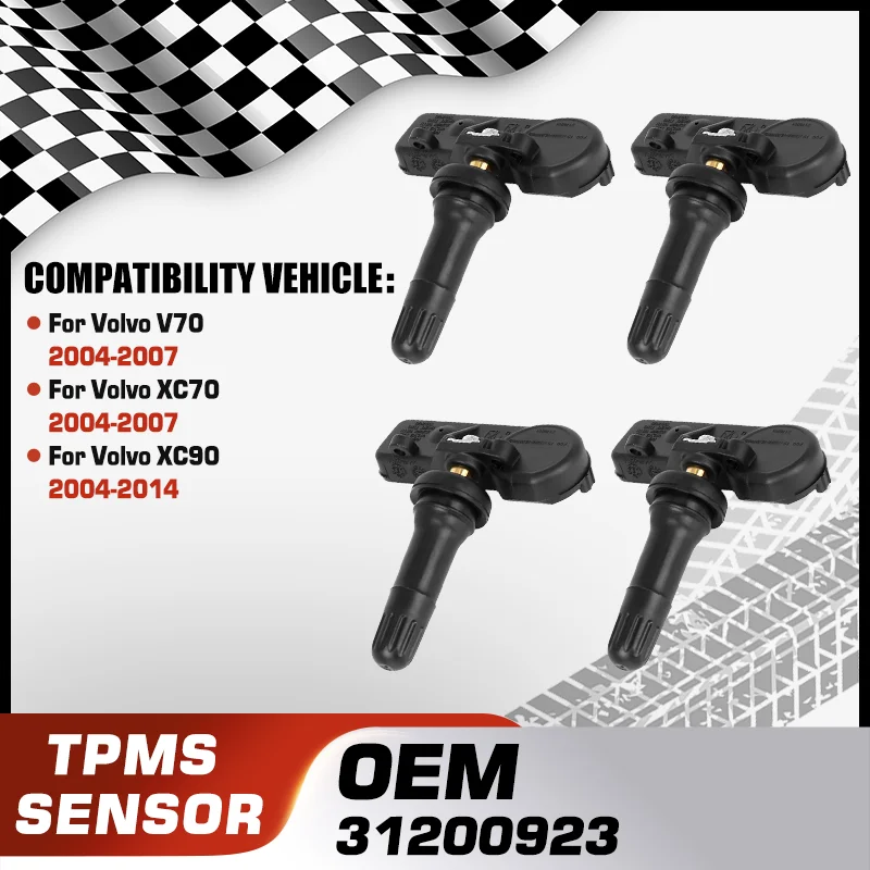 

31200923 Система контроля датчика давления в шинах TPMS для Volvo V70 2004-2007 Volvo XC70 2004-2007 Volvo XC90 2004-2014 315 МГц
