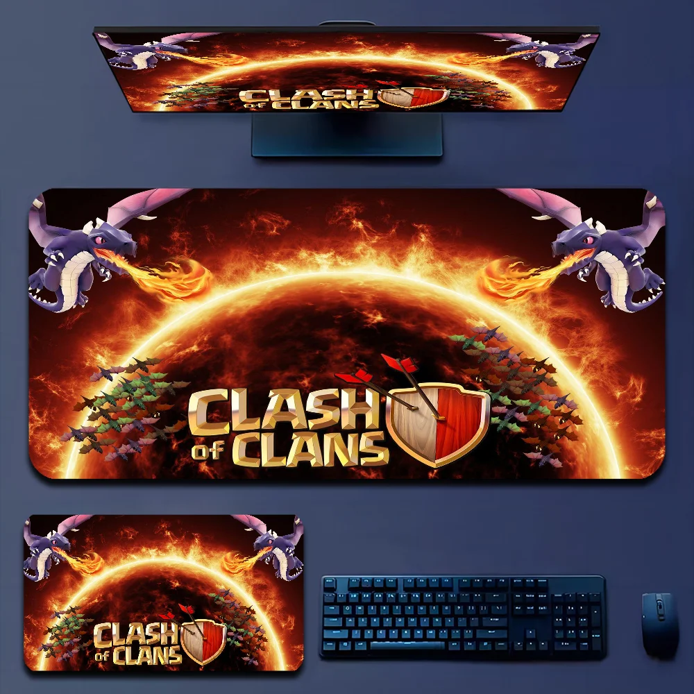 Большой Утолщенный Коврик Для Мыши C-ClashS Of C-ClanEs INS Tide Игровая Клавиатура И
