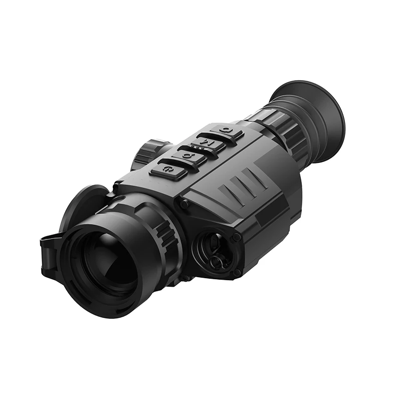 384x288 35mm lens 1800m range hunting sight night vision wifi scope thermal imaging riflescope with laser rangefinder