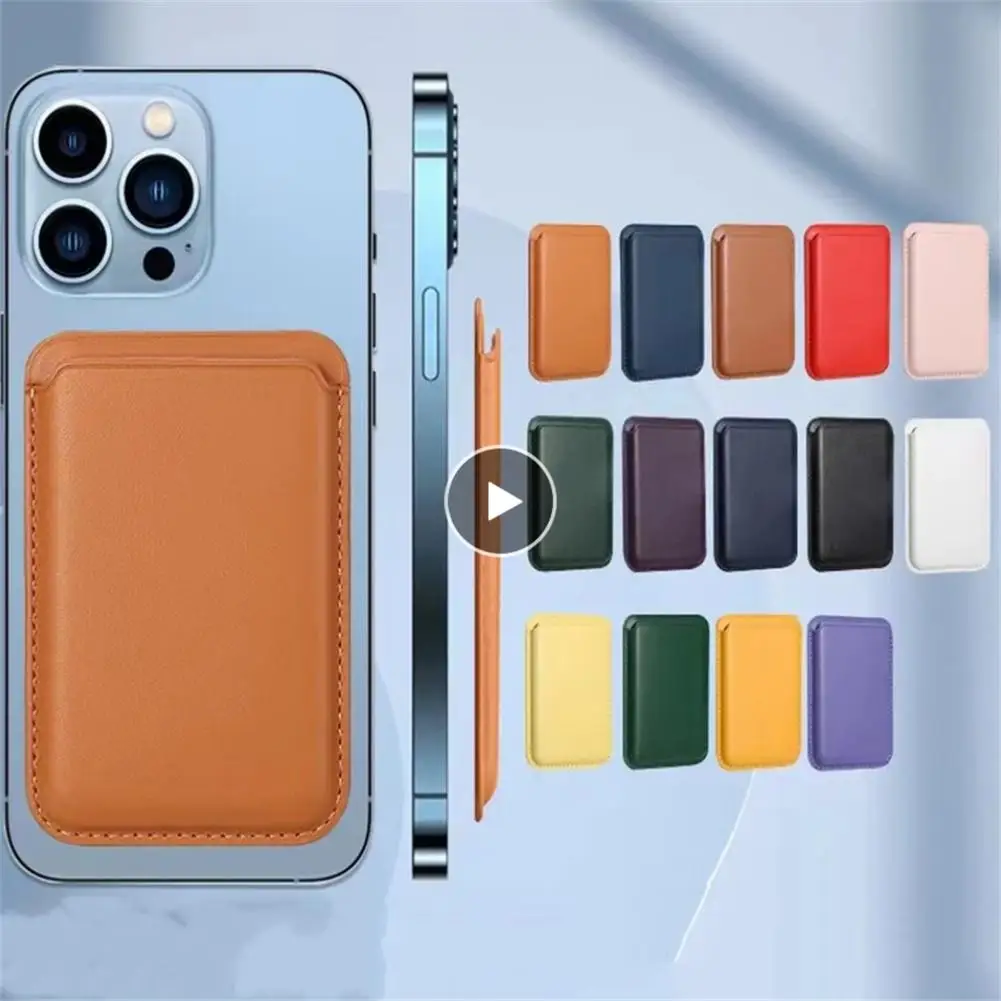 

Magnetic Card Holder Case Leather Slot Compatible For Iphone 13 11 12 Pro Max Mini Leather Wallet Cover Pocket Wholesale