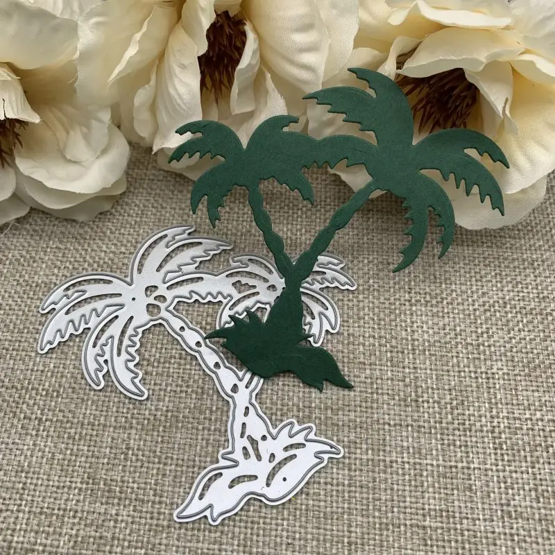 

New Coconut tree decoration Metal Cutting Dies Stencils For DIY Scrapbooking Decorative Handcraft Die Cutting Template Mold