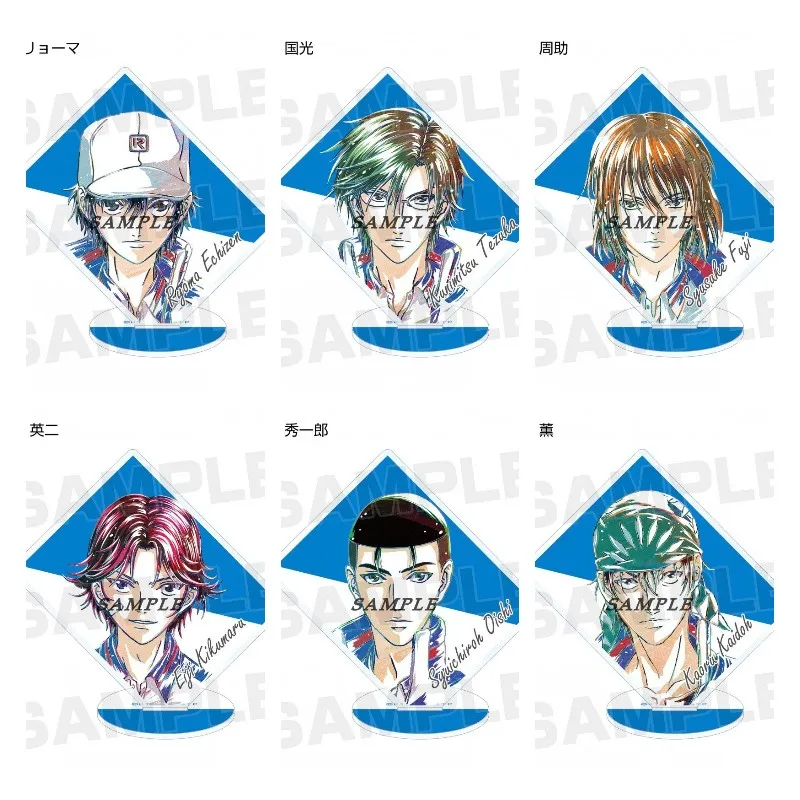 

Japan New Prince Of Tennis Anime Figures Ryoma Echizen Tezuka Kunimitsu Acrylic Standing Sign Fuji Syusuke Character Model Prop