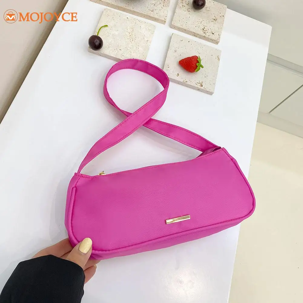 

Модная однотонная сумка, нейлоновая Женская Повседневная Сумка-тоут, портативные женские сумки на плечо, сумка-шоппер, кошельки с верхней р...