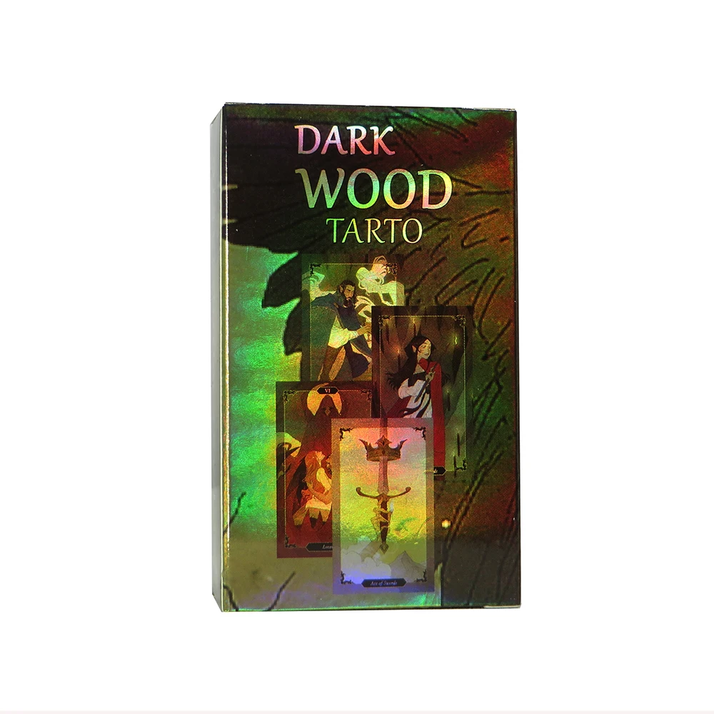 

Factory Direct Sales The PDF Guidebook Dark Wood Witch Tarot Cards and TAROT for Beginners with Mystical Affectional Divination